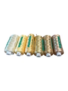 Madeira Embroidery Thread Polyneon 1000M 6 Neutral 1673 1684 1855 1861 1863 +1 - Picture 1 of 5
