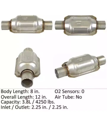 Catalytic Converter-Universal Converter Eastern Mfg 70248 - Image 1 of 3