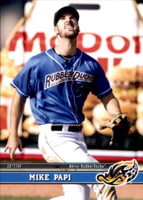 2017 Akron RubberDucks Grandstand #23 Mike Papi Scranton Pennsylvania PA Card - Image 1 of 2