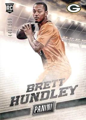 Brett Hundley 33 2015 Panini Father's Day Rookie RC 440/599 - Image 1 of 2