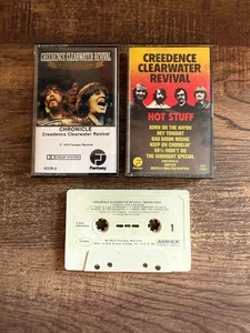Creedence Clearwater Revival Cassette Tape Lot 3 VG Chronicle Ships Free - Picture 1 of 3