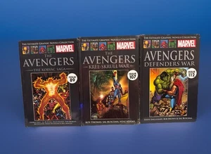 3 x Avengers Ultimate Graphic Novel Collection Korvac Saga Kree-Skrull Defenders - Picture 1 of 22