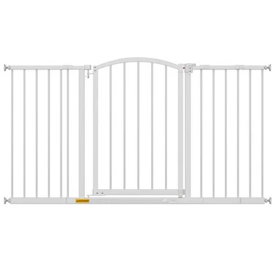 "Puerta para perros con decoración arqueada extra ancha de 27"" de alto, se adapta a 28""-51"" de apertura ancha" Foto 1 de 4