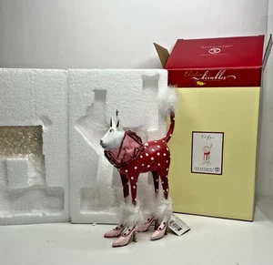 DEPARTAMENTO 56 ARRUGAS GATO 9" GATO PACIENCIA CERVECERO RETIRADO ESTATUA DE VACACIONES CON CAJA - Imagen 1 de 11