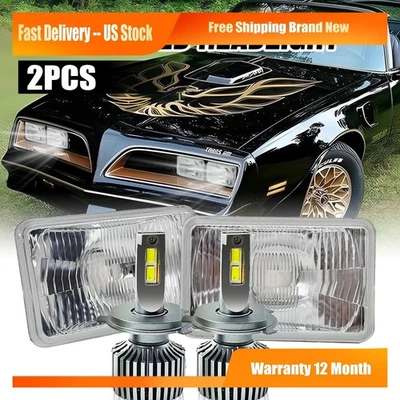 Faros LED altos-bajos de 4x6"" para Chevrolet Caprice Monte Carlo 1977-1986 2 un. Foto 1 de 4