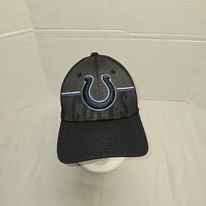 Sombrero Indianapolis Colts Mediano/Pequeño Para Hombres NFL Ajustado New Era 39Thirty Negro Usado en Excelente Condición - Imagen 1 de 6