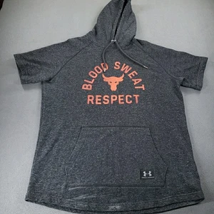 Under Armour Hoodie Mens XL Project Rock Blood Sweat Respect 2 Sided - Bild 1 von 11