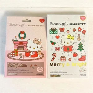 CREME SHOP x HELLO KITTY Holiday Face Masks x 2 - Picture 1 of 5