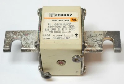 FERRAZ E 300039 PROTISTOR 315 AMP Fuse 660 700 VAC 660-700V AC 315A - Image 1 of 3