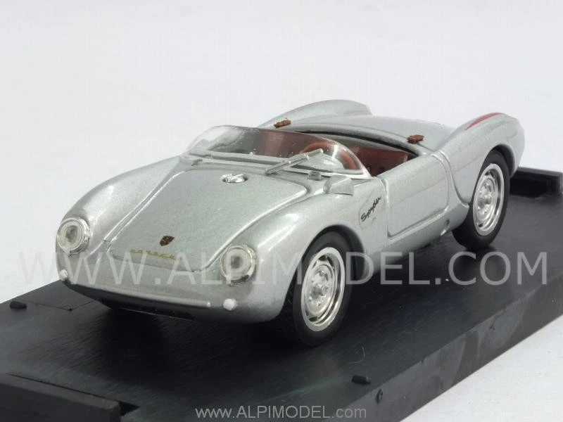 Porsche 550A RS Spyder Street 1954Silver  update model 1:43 BRUMM R233-02-UPD - Immagine 1 di 1