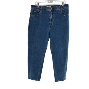 Abercrombie & Fitch Jeans The Mom High Rise 33/16S Blau Denim Tapered - Bild 1 von 6