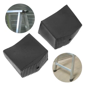 2 Pcs Folding Ladder Feet Rubber for Step Ladders Caps Leg Leveler - Picture 1 of 12