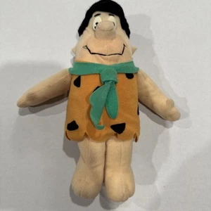 VINTAGE 1989 FRED FLINTSTONE PLUSH STUFFED ANIMAL 9" HANNA BARBERA NANCO#14 - Picture 1 of 6