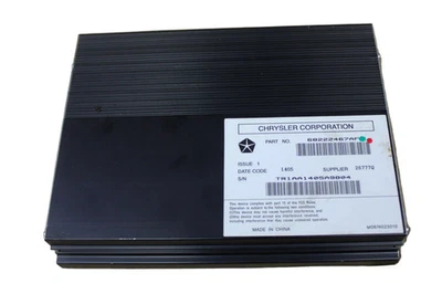 15-16 Challenger Charger 300 Radio Stereo Audio Amplifier Amp 68222467AF - Bild 1 von 4