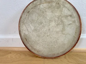 Cabeza de tambor de piel de becerro Tom de 11 pulgadas de rack piel de becerro años 30 40 de colección EE. UU. Era oscilante rara - Imagen 1 de 8