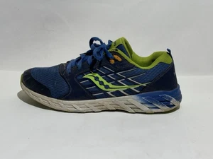 Saucony Cohesion 13 Damen-Laufschuhe blau limette Größe 6 W Weite Komfort " - Bild 1 von 7