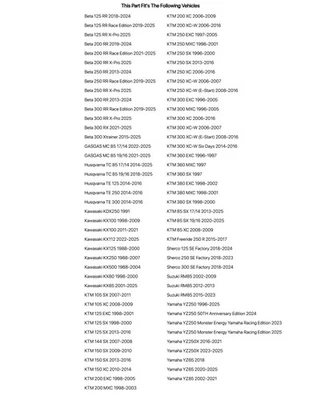 Винт регулировки холостого хода бивня черный для KAWASAKI KX125 1988-2000 - Изображение 1 из 4