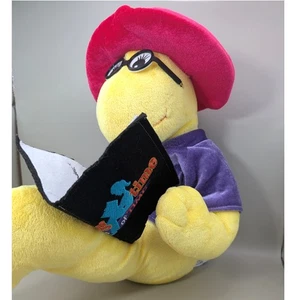 Yellow Bookworm Stuffed Plush It's Reading Time Teacher Librarian - 16" - Picture 1 of 12