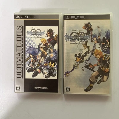 Kingdom Hearts: Final Mix + Birth By Sleep PSP PlayStation JAPAN Complete - Image 1 of 4