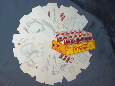 Vintage 1950s COCA-COLA BOTTLING PLANT Souvenir Fan-Out Tour Guide Booklet - Image 1 of 4