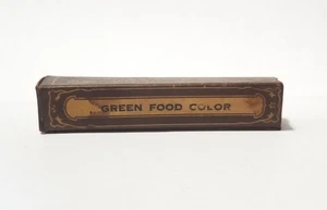 Vintage Green Food Color Box Chicago IL Collectable Advertising - Picture 1 of 8