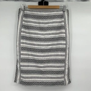 Women's Loft Outlet NWT Pencil Black and White Skirt Size 6 - Picture 1 of 5