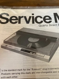 SL-QL5 Turntable Record Player - Service Manual - Technics - TECH 14 - Picture 1 of 2