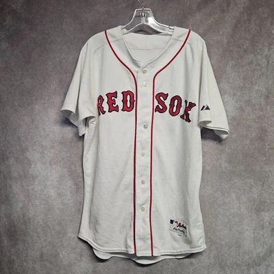 Vintage Majestic Authentic Boston Red Sox David Ortiz 34 Jersey Mens 44 L Sewn - Image 1 of 4
