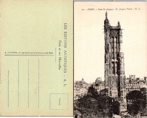 Postal de colección - PARÍS, Tour St-Jacques - Torre St. Jacques A. L. - Imagen 1 de 1