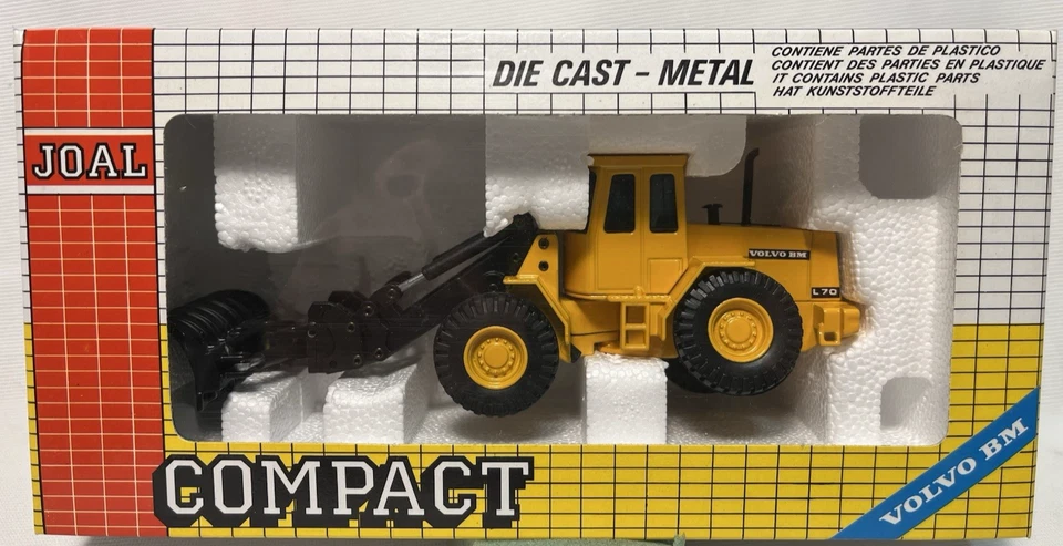 Joal Compact 1:50 Ref.164 Volvo BM L 70 Pala Bulldozer in metallo - Immagine 1 di 3