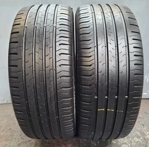 2x 215 45 17 Continental Eco Contact 5 87V 6.3MM PAIR - Picture 1 of 19
