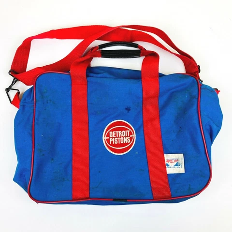 Detroit Pistons Early 90s Vintage Duffle Bag / Gym Bag 15"x12" Cover