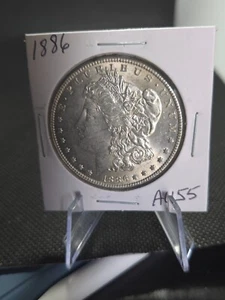 1886 Morgan Silver Dollar–AU–Strong Strike & Collector Appeal-RARE - Picture 1 of 2