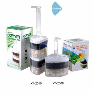 XY-2008 Air Driven Bio Corner Filter Sponge Fry Shrimp Nano Fish Tank Aquarium - Picture 1 of 1