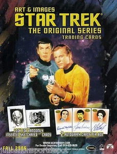 STAR TREK TOS ART & IMAGES 2005 RITTENHOUSE ARCHIVES PROMOTIONAL SALE SELL SHEET - Picture 1 of 2