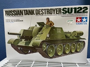 Tamiya 1:35 Russischer Jagdpanzer SU122 Modell Panzer Bausatz Militär Serie - Bild 1 von 1