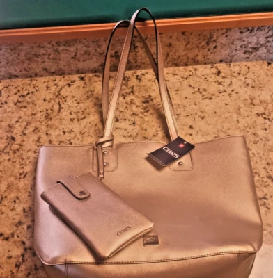 Новый дизайнер Chaps Золотая сумка с короткими ручками Рекомендуемая розничная цена производителя $79 очки чехол Ralph Lauren Corp. - Изображение 1 из 4