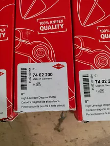 Knipex 7402200 Taglierine diagonali ad alta leva 8" - confezione 1 - Foto 1 di 2