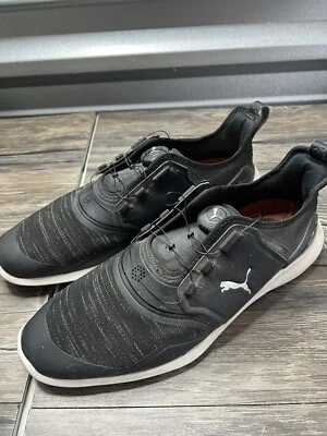 Tênis de golfe PUMA Ignite NXT preto sem cravos (tamanho masculino 10) - Imagem 1 de 4
