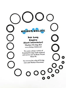Bob Long Empire Intimidator Gen4 Paintball O-ring Oring Kit x 2 rebuilds / kits - Picture 1 of 1