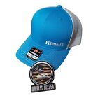 Kiewit Blue Richardson hat and Sticker  Crane Oilfield Mining Construction P9