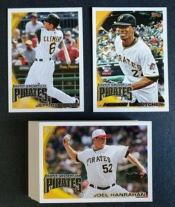 2010 Topps ~ PITTSBURGH PIRATES ~ 29 Card Team Set Series 1 & 2 with Update - Picture 1 of 5