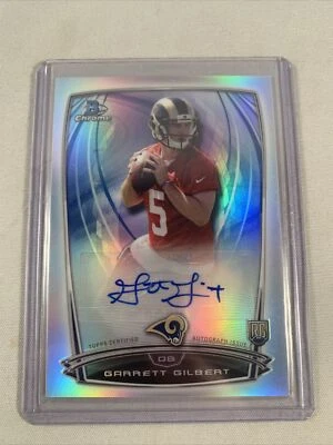 Garrett Gilbert Topps Bowman Chrome Refractor /199 Rookie Auto Dallas Cowboy - Image 1 of 4