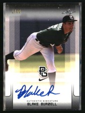 Blake Burzell 2017 Leaf Perfect Game National Showcase Autographs /50 #BABB1