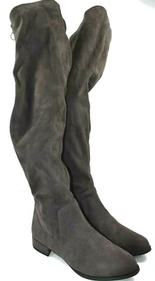 Женские серые сапоги до колена Charlotte Russe размер 8 с коробкой - Изображение 1 из 4
