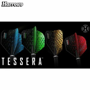 9 Harrows Supergrip Tessera Dart Flights 3 Sets Flys Shape Größe No.6 - Bild 1 von 10