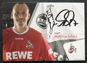 0559 Matthias Scherz 1. FC Köln 2008/09 Autogrammkarte original signiert - Picture 1 of 1