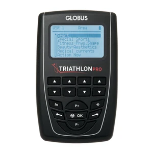 Globus Elektrostimulator Profi Massagegerät Triathlon Pro 4 Kanal Schwarz - Bild 1 von 4