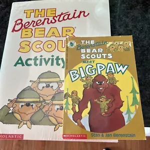 1995 Berenstain Bear Scout Activity Guide From Scholastic- Rare NEW SEALED+ Book - Picture 1 of 18