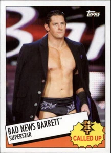 2015 Topps Heritage WWE NXT Called Up #1 Bad News Barrett - NM-MT - Picture 1 of 2